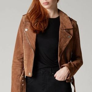 SUEDE MOTO JACKET • BLANKNYC